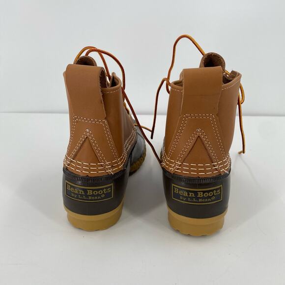LL Bean 6” Bean brown boot women’s size 8 M duck boots - Picture 3 of 7